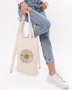 Zoozie Bags Bolso de Mano 1189, Algodón 100%, Crema, 35 x 40 x 8 cm